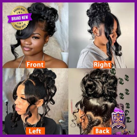 30 Inch 360 Lace Front Wig Human Hair Pre Plucked Glueless Body Wave main image 6